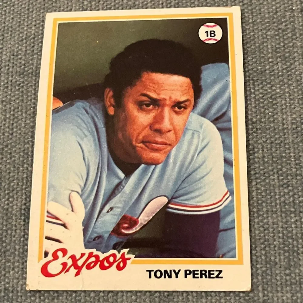 1978 Topps Montreal Expos Baseball Card Trading Card